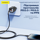 Зарядний адаптер Foneng EU71 GaN 30Вт &mdash; PD/QC, USB-A + Type-C, PPS, компактний блок живлення, Чорний