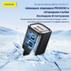 Зарядний адаптер Foneng EU71 GaN 30Вт &mdash; PD/QC, USB-A + Type-C, PPS, компактний блок живлення, Чорний