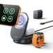 Беспроводная зарядная станция LISEN 25 Вт Qi 2.2 3 в 1 для iPhone 17-12 Pro Max Apple Watch и Samsung S26 YL222531 фото 1