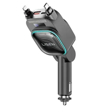 Швидка автозарядка LISEN 96W для телефона і ноутбука