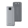 Повербанк Foneng PX135 10000mAh 22.5W універсальний з двома вбудованими кабелями та LCD дисплеєм для швидкої зарядки для смартфона планшета Samsung iPhone компактний 52124 фото