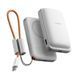 Магнітний бездротовий павербанк LISEN 65W Qi2.2 25W 10000mAh MagSafe Power Bank павербанк із швидкою зарядкою USB для iPhone 12-17 Pro Max Samsung S26 White 65118 фото 1