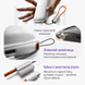 Магнітний бездротовий павербанк LISEN 65W Qi2.2 25W 10000mAh MagSafe Power Bank павербанк із швидкою зарядкою USB для iPhone 12-17 Pro Max Samsung S26 White 65118 фото 4