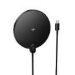 Бездротова зарядка 15W для Apple і Samsung з дисплеєм