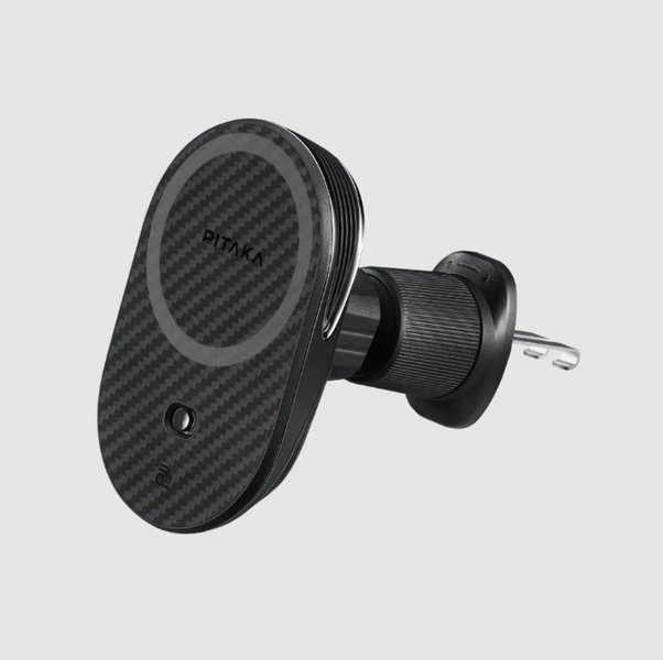 Magsafe держатель в машину Pitaka MagEZ Car Mount Pro 2 Car Vent Black для Apple iPhone 12-15 CM2303N фото