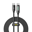 Кабель YOKI Display USB-C &mdash; USB-C 100W 2 м с дисплеем