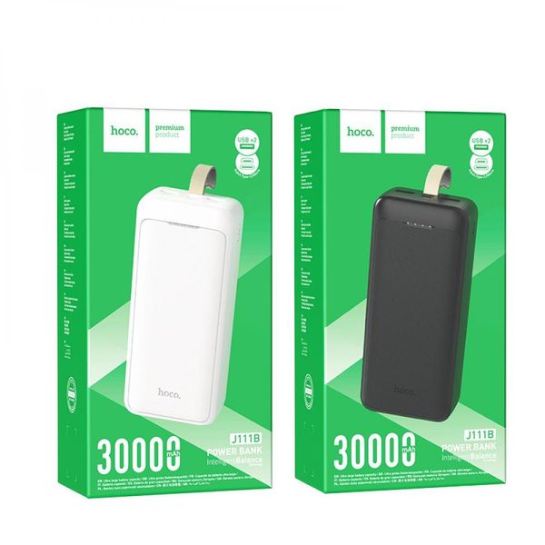 Power Bank Hoco J111B Smart charge 30000 mAh Цвет Чорний