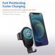 Автомобільний тримач з бездротовою зарядкою 15W Z5 Gravity Phone Holder, Чорний