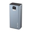 Повербанк Foneng GT300 30000mAh 22.5W з LED дисплеєм і швидкою зарядкою 2 USB порти універсальний портативний алюмінієвий повербанк 30 000 power bank для телефона iPhone Samsung роутера планшета, Сріблястий