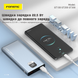 Повербанк Foneng GT300 30000mAh 22.5W з LED дисплеєм і швидкою зарядкою 2 USB порти універсальний портативний алюмінієвий повербанк 30 000 power bank для телефона iPhone Samsung роутера планшета, Сріблястий