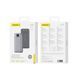 Повербанк Foneng PX135 20000mAh 22.5W універсальний з двома вбудованими кабелями та LCD дисплеєм для швидкої зарядки для смартфона планшета Samsung iPhone компактний зручний уныверсальний павербанк для смартфону та планшету, Space Gray