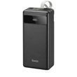 Повербанк Hoco J86B 60000 mAh 22.5W с LED дисплеем и быстрой зарядкой 4 порта powerbank 60000 повербанк для телефона Apple iPhone Samsung роутера планшета универсальный повербанк с фонариком J86B-B фото