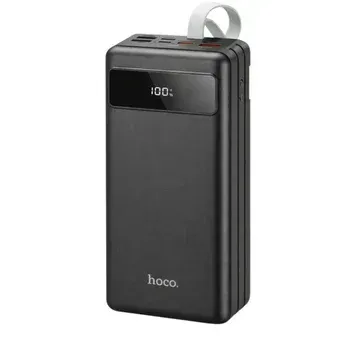 Повербанк Hoco J86B 60000 mah 22.5W з LED дисплеєм і швидкою зарядкою 4 порта powerbank 60 000 павербанк для телефона apple айфона iphone самсунг samsung роутера планшета універсальний павербанк з ліхтариком J86B-B