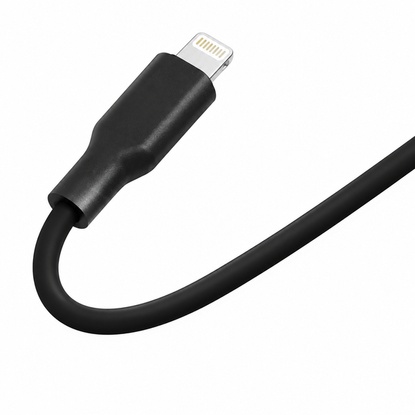 Кабель USB Ridea RC-SI35 SiliconePro Lightning 3A, Чорний