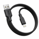 Кабель USB Ridea RC-SI35 SiliconePro Lightning 3A, Чорний