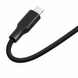 Кабель USB Ridea RC-SI35 SiliconePro Lightning 3A, Чорний