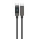 Кабель Foneng XS05 USB-C &mdash; USB-C 100 Вт 1,2 м з дисплеєм потужності FN-XS05-CC100 фото 1