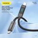 Кабель Foneng XS05 USB-C &mdash; USB-C 100 Вт 1,2 м з дисплеєм потужності FN-XS05-CC100 фото 2