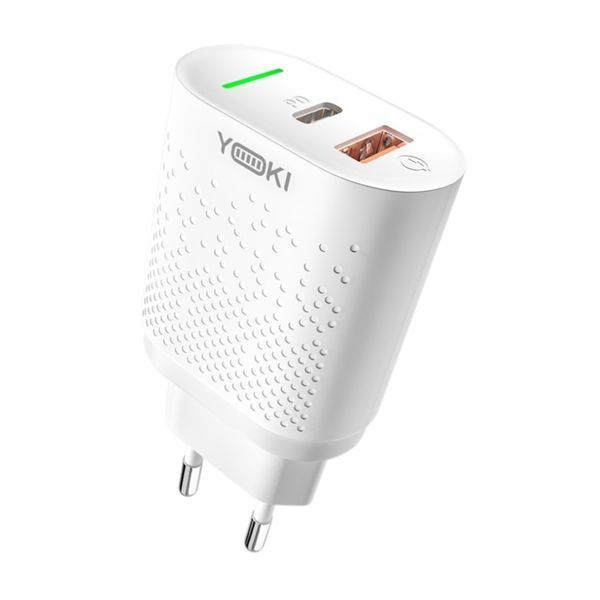 Зарядное устройство Yoki Led Series YK-20PD+QC 20W Черный