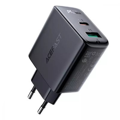 Сетевое Зарядное Устройство Acefast A5 PD 32W (Type-C + USB)