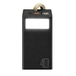 Повербанк 40000 mah 22.5W Qinetiq RQ-40 з LED дисплеєм і швидкою зарядкою PD/QC powerbank для телефону роутера планшета павер банк з ліхтариком