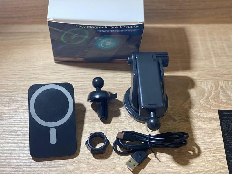 Автодержатель MagSafe 15W 14050 фото
